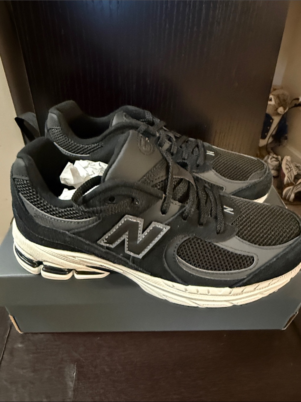 New Balance Black and Gray Men's Athletic Sneakers